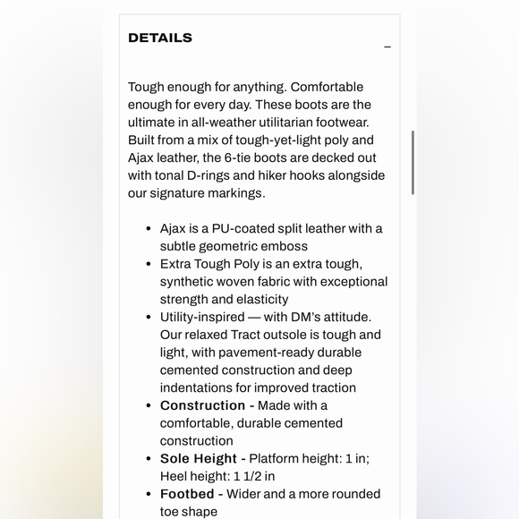 Canvas Dr. Martens Boots - Picture 2 of 6